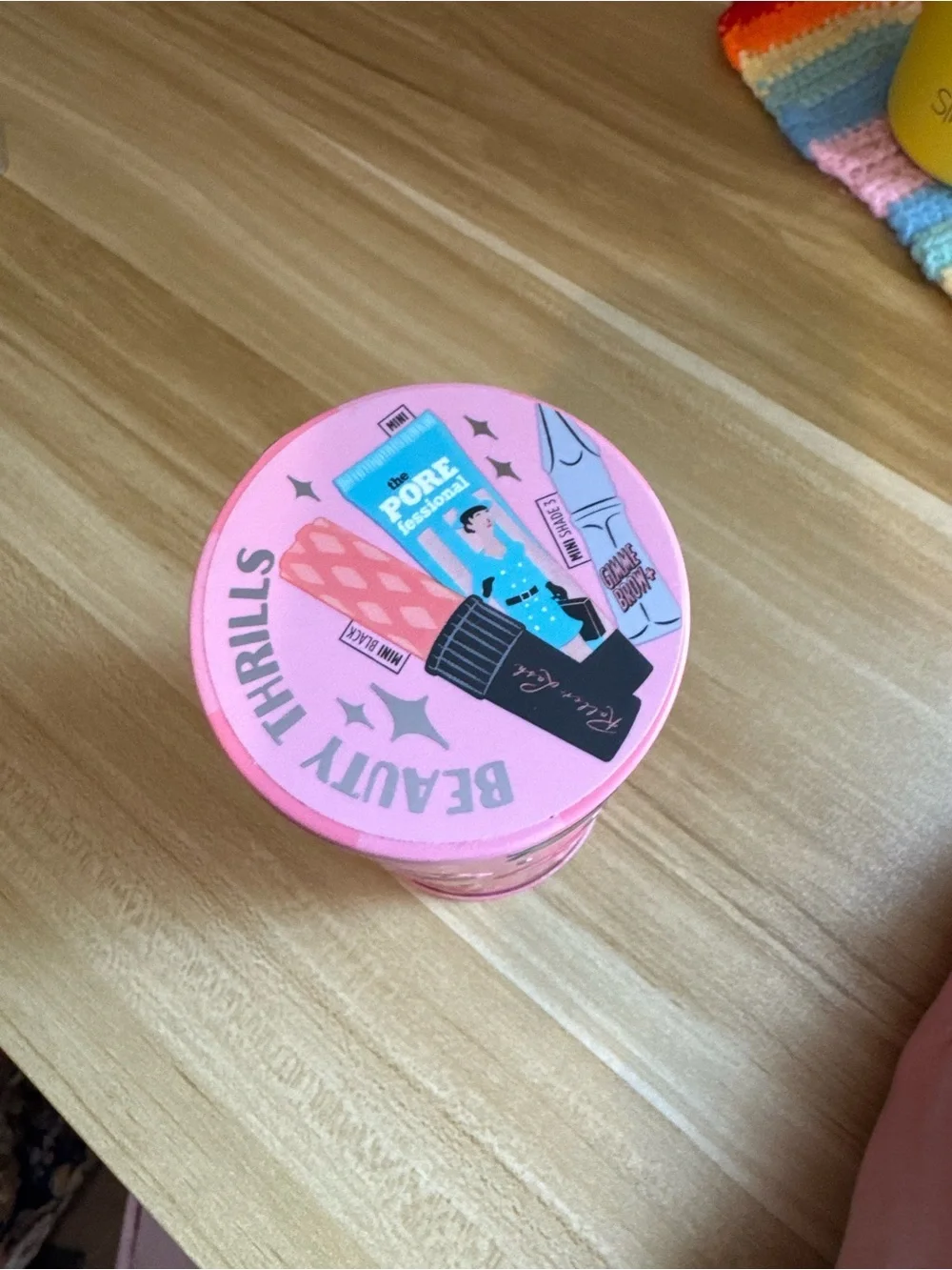 Benefit Beauty Thrills pink tin